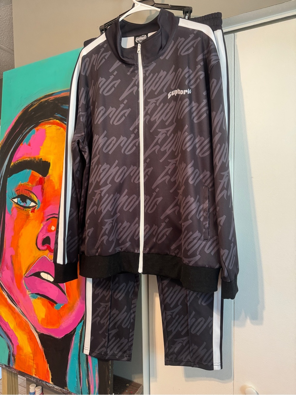 Euphoric 111 Men’s Tracksuit Set Zip Jacket & Joggers XXL